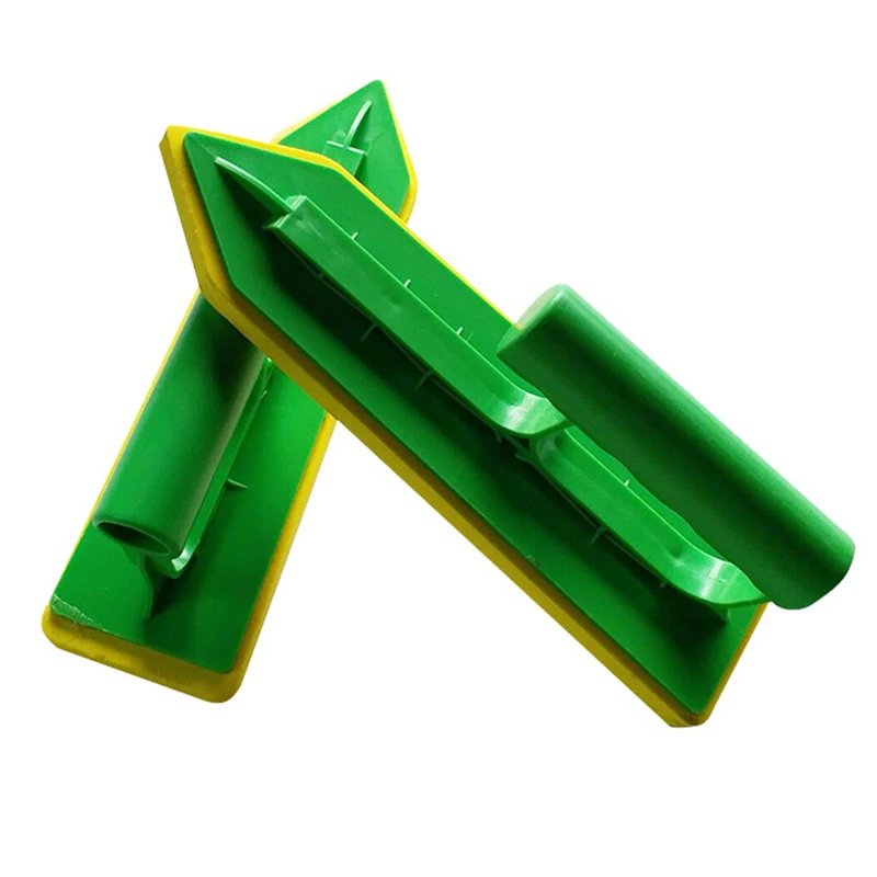Caulking Tools Caulking Tool Set Silicone Caulking Tool Plastering Trowel Grout Trowel Concrete Trowel Tile Caulking Trowel Masonry Hand Builders Masons Sponge Trowel Wave Handle Plastering Bucket Length 22.9cm/9.02 Inches