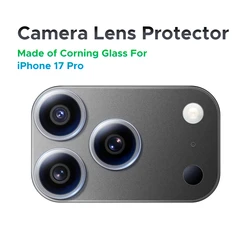 Premium HD Camera Lens Protector - Full Glass Film - Tempered glass (For iPhone 17 Pro)