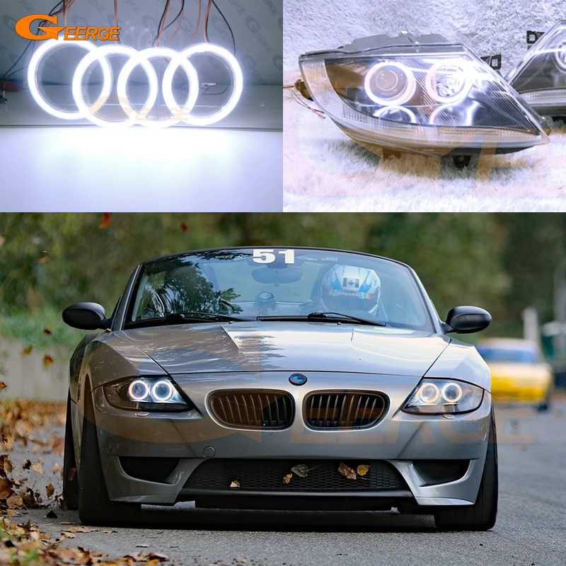 Kit-de-Ojos-de-ngel-Led-COB-ultrabrillante-para-BMW-Z4-E85-E86-2002 ...