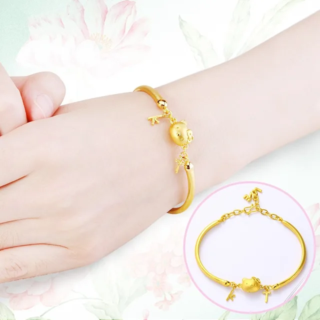 Hello Kitty Gold Bracelet