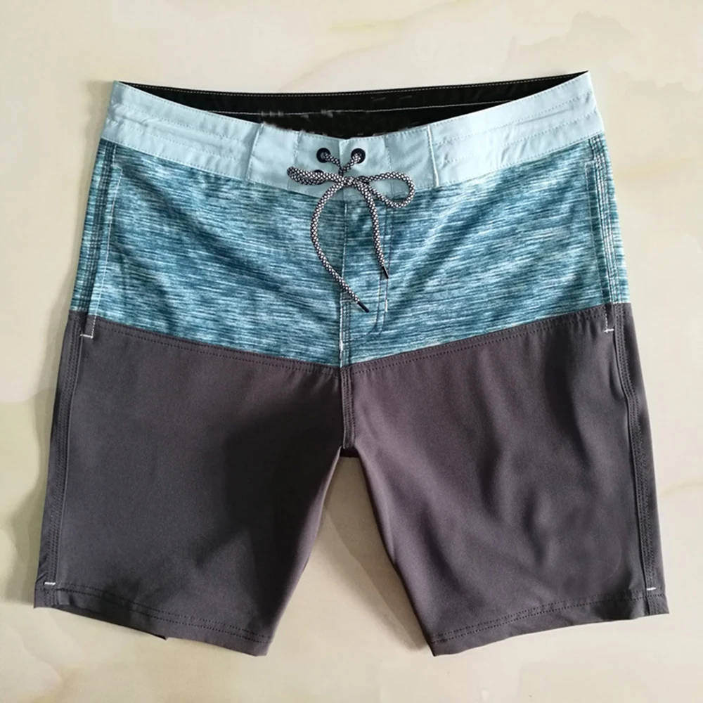 Plus Size 28 to 38 Waterproof Board Shorts Summer Shorts Men Swimwear Men Beach Shorts Men Bermuda Short Boardshorts With Label 4