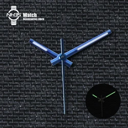 Green Luminous Silver Gold Watch Needle Hands - 8*12*12.5mm NH35 Movement Accessories (Blue)