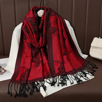 Soft Cozy Winter Scarf Shawl Luxury Elegant 1