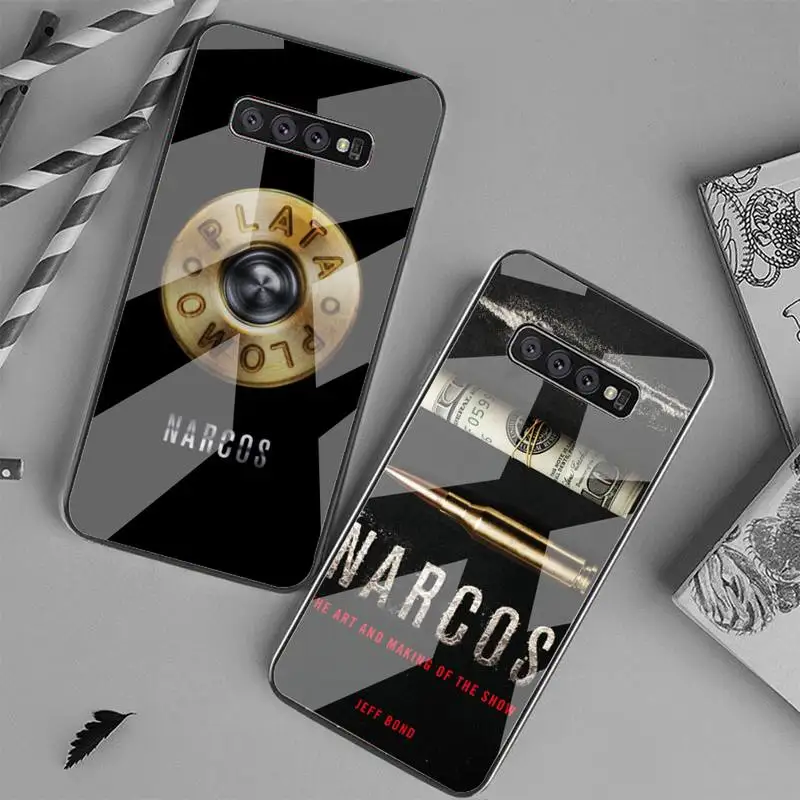 Чехол NARCOS для телефона с мексиканским ТВ-шоу чехол закаленное стекло Samsung S20 Ultra S7