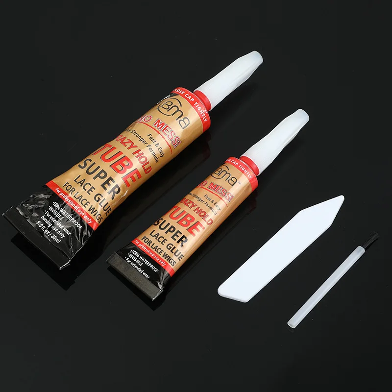BMB Crazy Lasting TUBE Super Lace Glue Waterproof Wig Bonding Glue Hair Replacement Adhesive Strong Hold Transparent Hair Glue 3