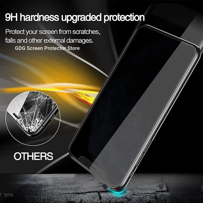 1-4Pcs Anti-spy Glass for IPhone 11 12 Pro Max Mini XS XR X Privacy Screen Protectors for IPhone 13 Pro MAX 7 8 Plus Anti Glare