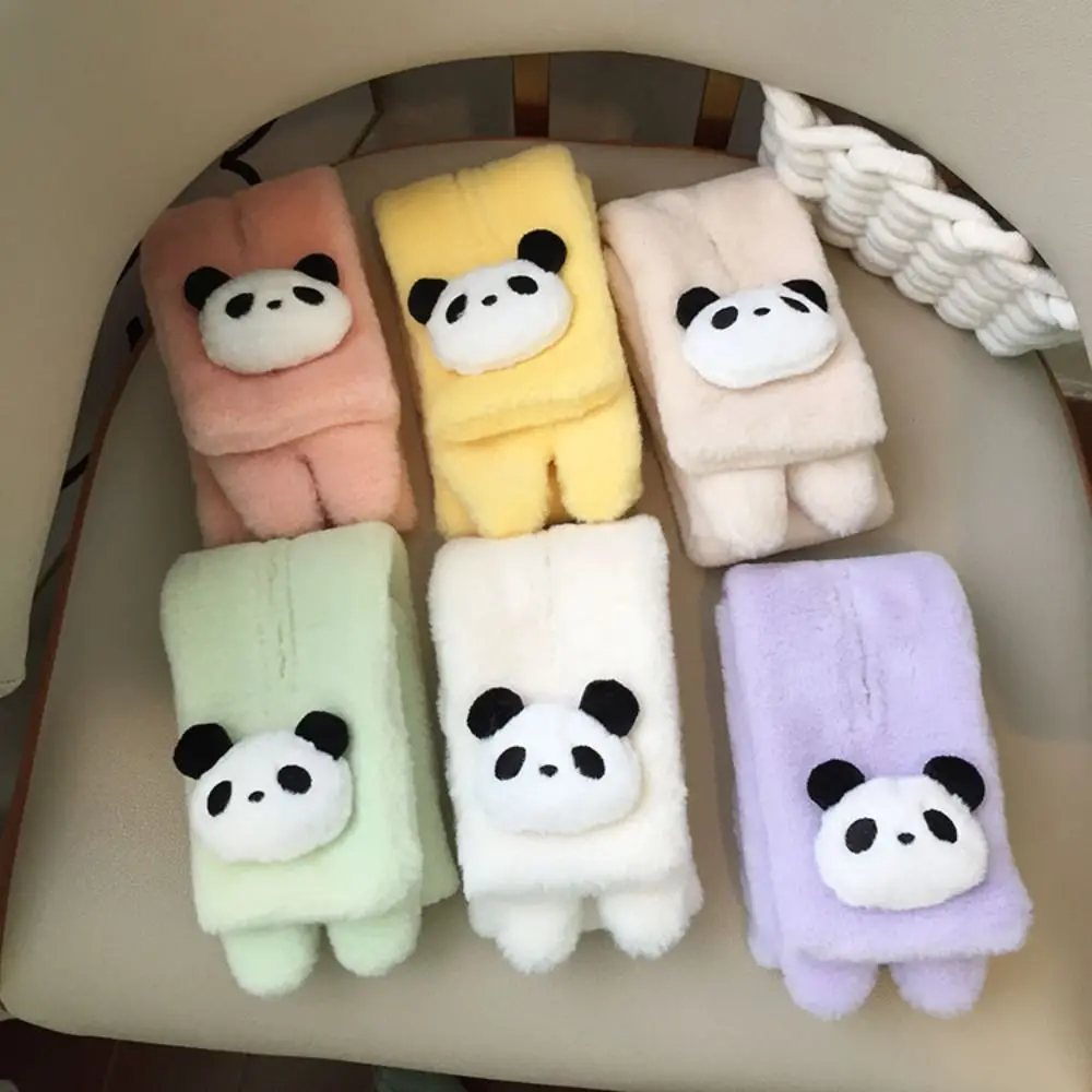 

Cartoon Faux Fur Scarf Baby Cute Cold-Proof Collar Autumn and Winter Warmth Thick Plush Children's Scarf for Boys and Girls