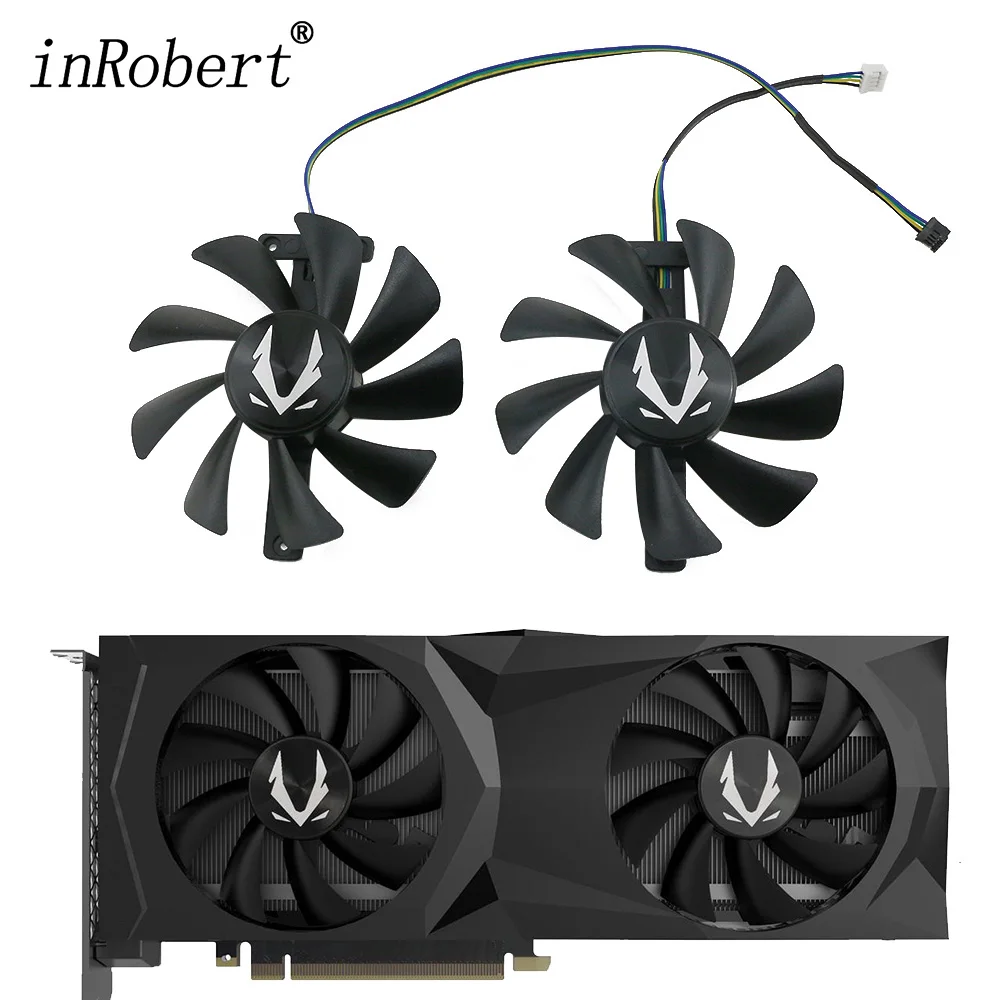 87Mm Muslimatextx2080 2080Ti Ventola Di Raffreddamento Per Zotac Geforce Rtx 2080 2080 Ti Doppia Ventola Della Scheda Grafica