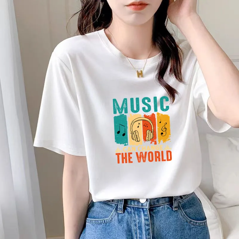 Camiseta De Gran Tamaño Con Estampado Gráfico De Letras Para Mujer, Camiseta Casual De Manga Corta, Holgada, Con Hombros Caídos, Camiseta De Novio, Camisetas De Verano, Wrgdsf-a0420-negro