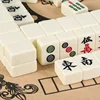 26mm Mini Chinese Mahjong Game Set Portable Traditional Blocks Mahjong 144PCS Party Board Game Two Players Funny 3