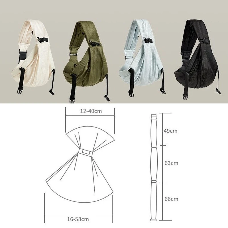 Portable Baby Sling Baby Carrier Wrap Toddler Backpack Shoulder Bag Bebe Carriers Newborn Backpacks Infant Bags for New Born - 6