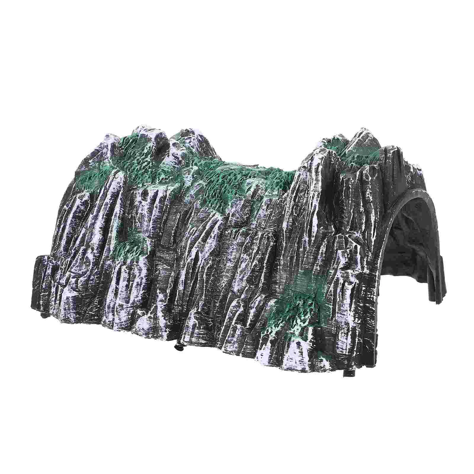 Simulation Rockery Train Cave Tunnel Model Diy Miniature Railway Scene Accessory