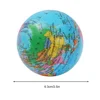 6/12pcs Earth Sponge Ball Toy Hand Wrist Exercise Squeezing Foam Ball Educational Gifts Sponge Globe Kids Decompression Fun Gift 5