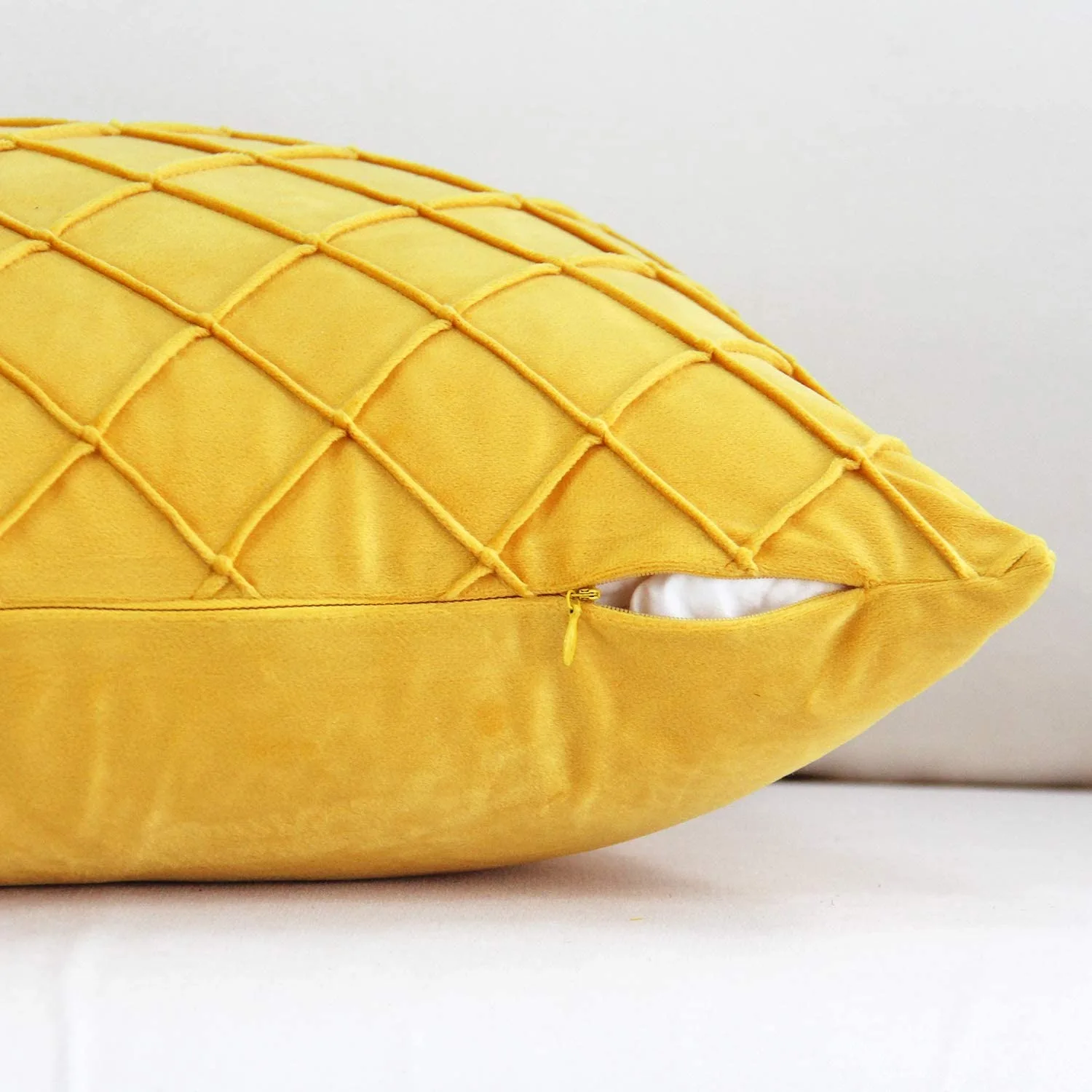 Velvet Throw Pillow Sofa Decorative Cozy Pillowcases Solid Color Home Cushion Cover For Home Bedroom 30x50cm 45x45cm 50x50cm 3