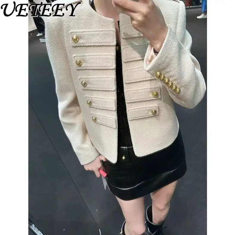 french-double-breasted-woolen-coat-for-women-2024-new-autumn-high-sense-luxury-fashion-slimming-round-neck-versatile-jacket-top