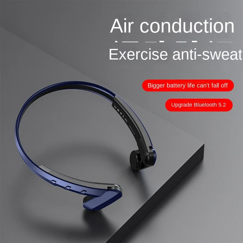 Wireless Bone Conduction Bluetooth Headset Foldable TWS Fone Headphones Sport Running Bluetooth Headset Driving Cycling Earbuds
