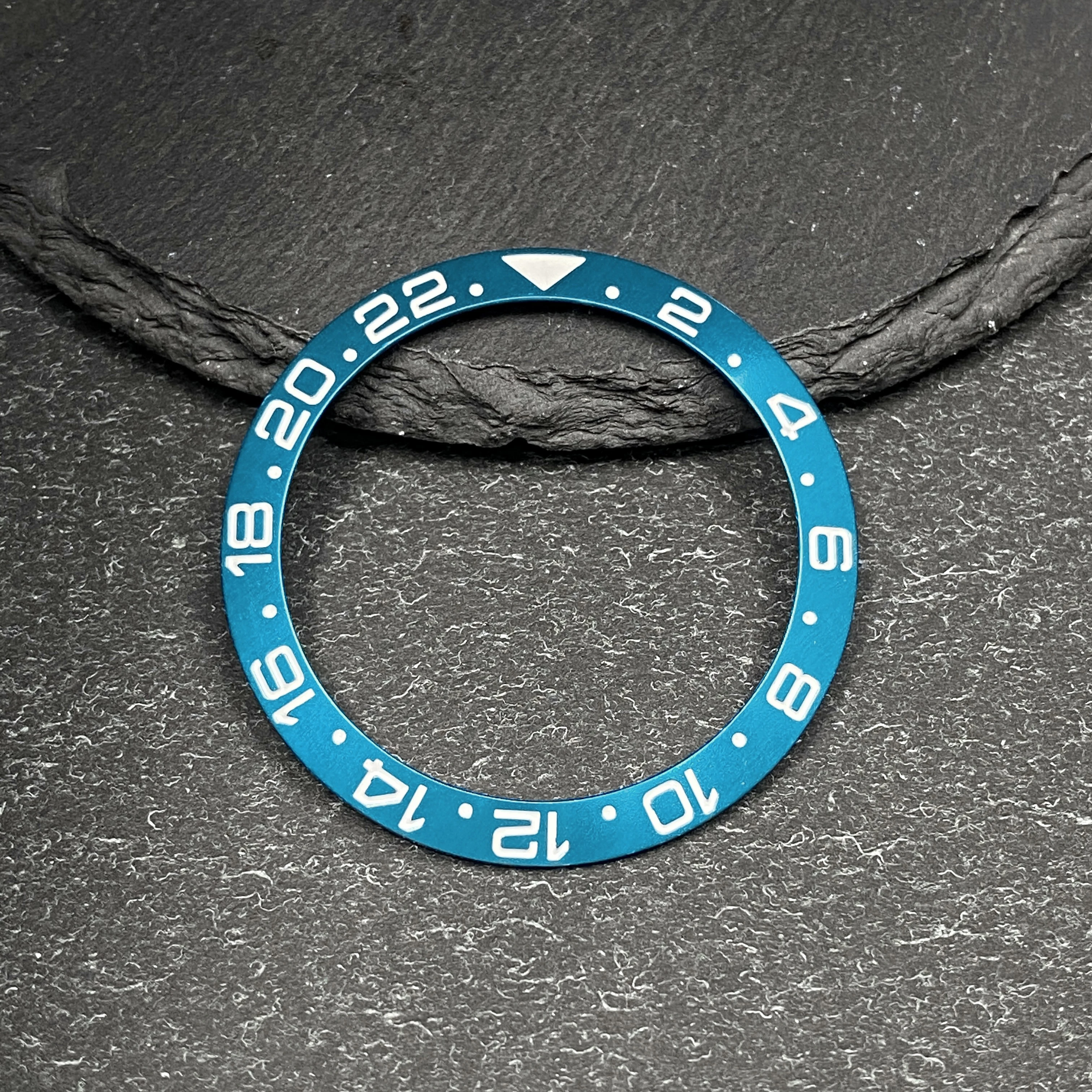 Premium 38*30.6MM Ceramic/Aluminum Watch Bezel Insert