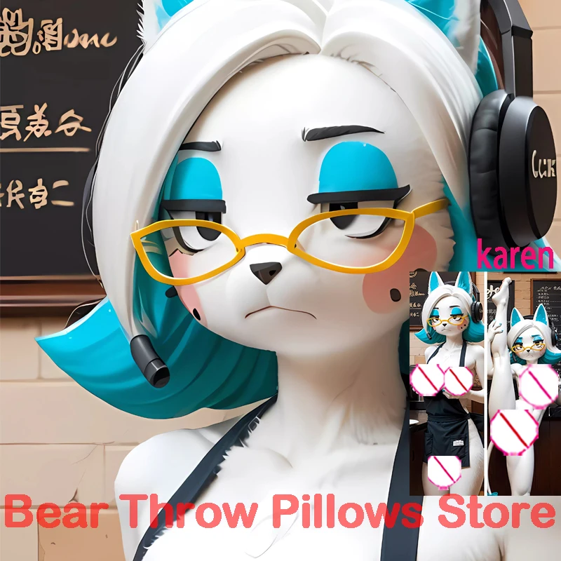 

Dakimakura anime karen (smg4) Double-sided Print Life-size body pillows cover Halloween Christmas Decoration gift