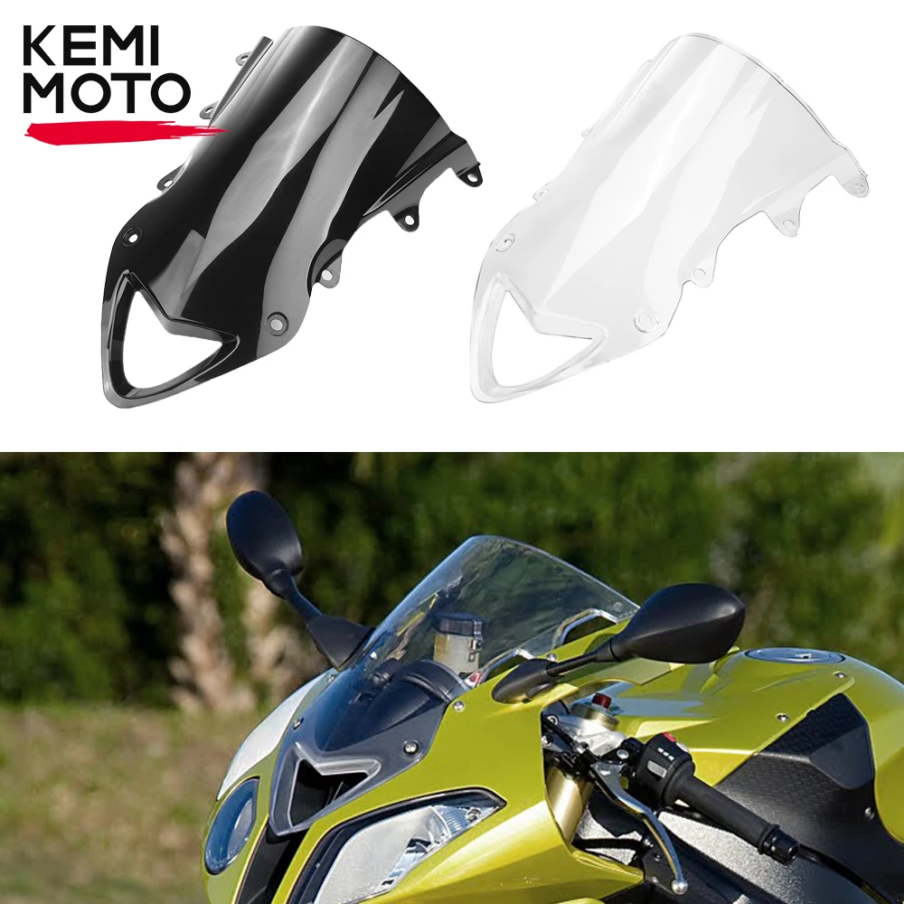 

Windshield Windscreen for BMW S1000RR S 1000 RR 2009 2010 2011 2012 2013 2014 Windproof Double Bubble ABS Motorcycle Accessories