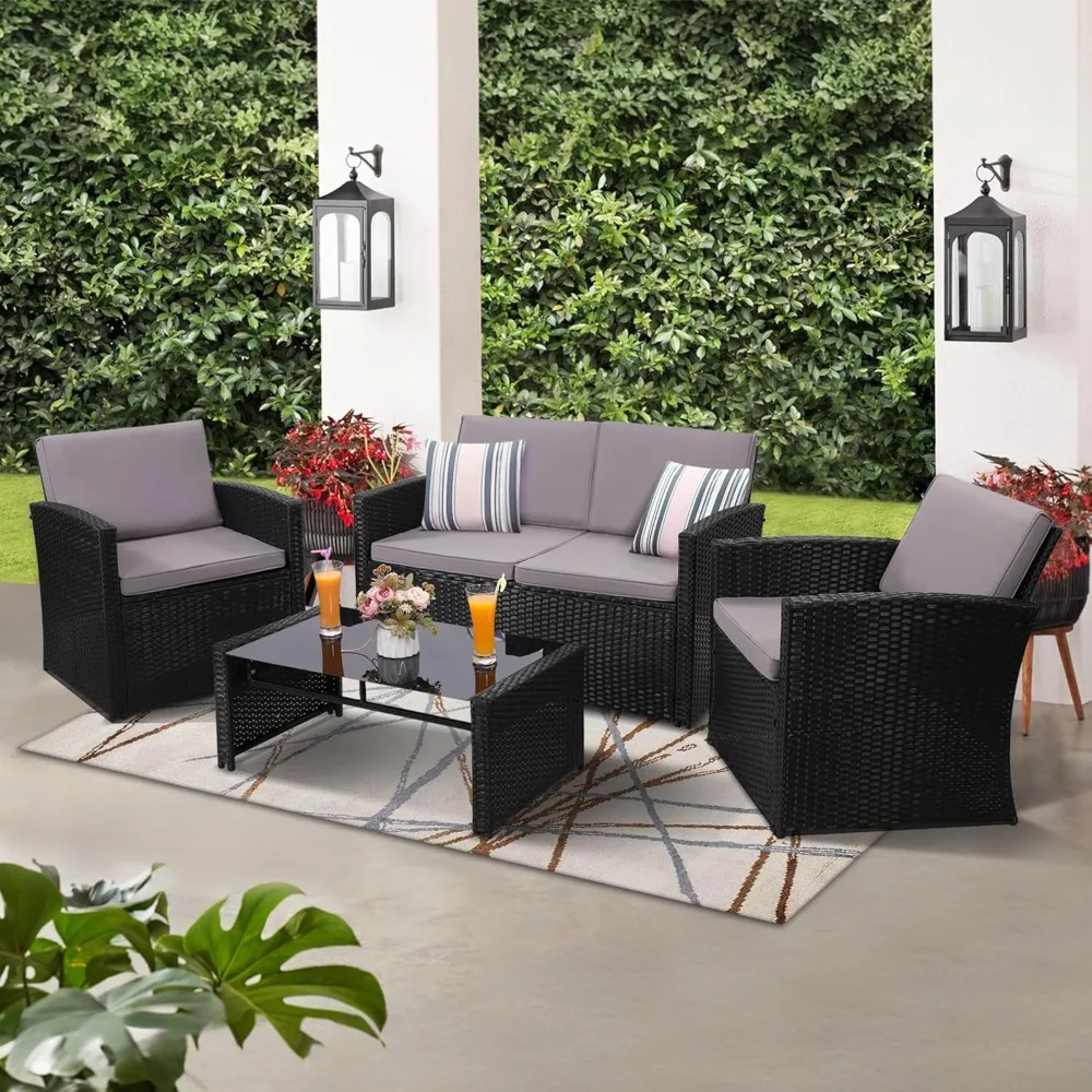 Outside Rattan Sectional Sofa 2