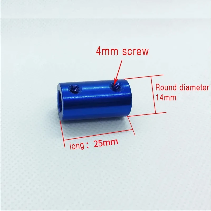 Rigid Aluminum Alloy Ship Model Connecting Shaft Motor Screw DIY Accessories Engraving Machine Coupling Aluminum Alloy Coupling shaft coupler shaft connector rigid shaft coupler