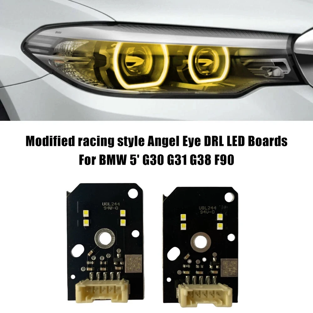 BMW 5 시리즈 G30 G31 F90 M5 2017-2020 LED 헤드라이트 주간 주행등 모듈 보드 칩 63117214934