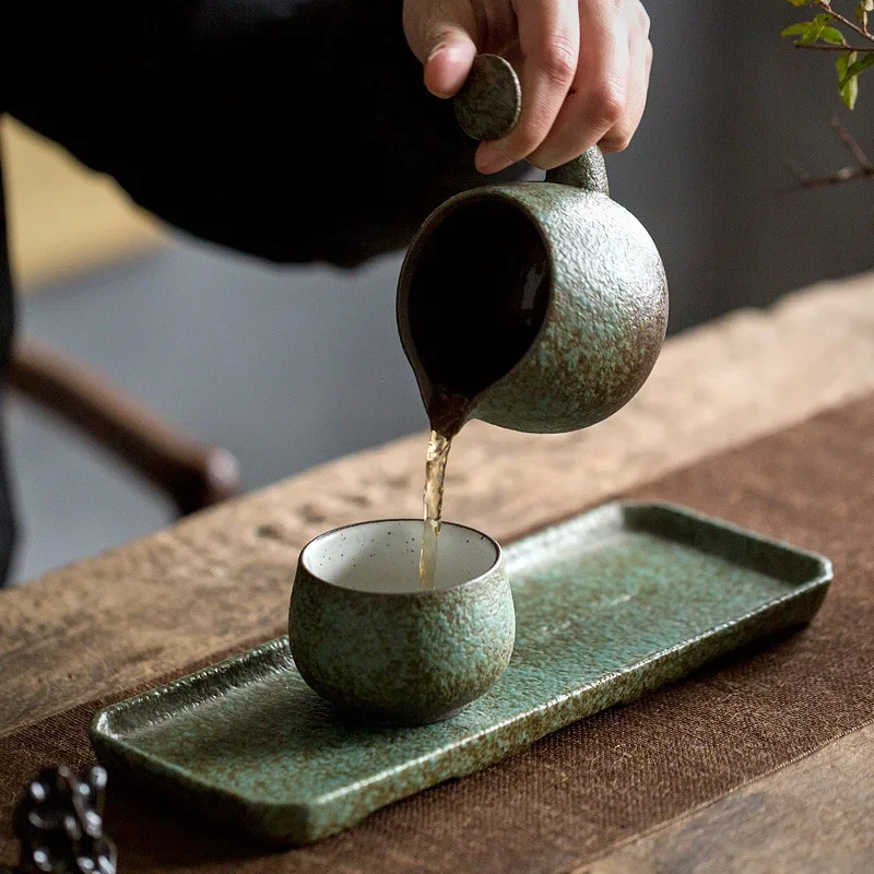 Tea Cup Insulated Tea Cup 2 pcs/lot Japanese-style Ceramic Teacup Handmade Tea Bowl Tea ceremony Accessories
