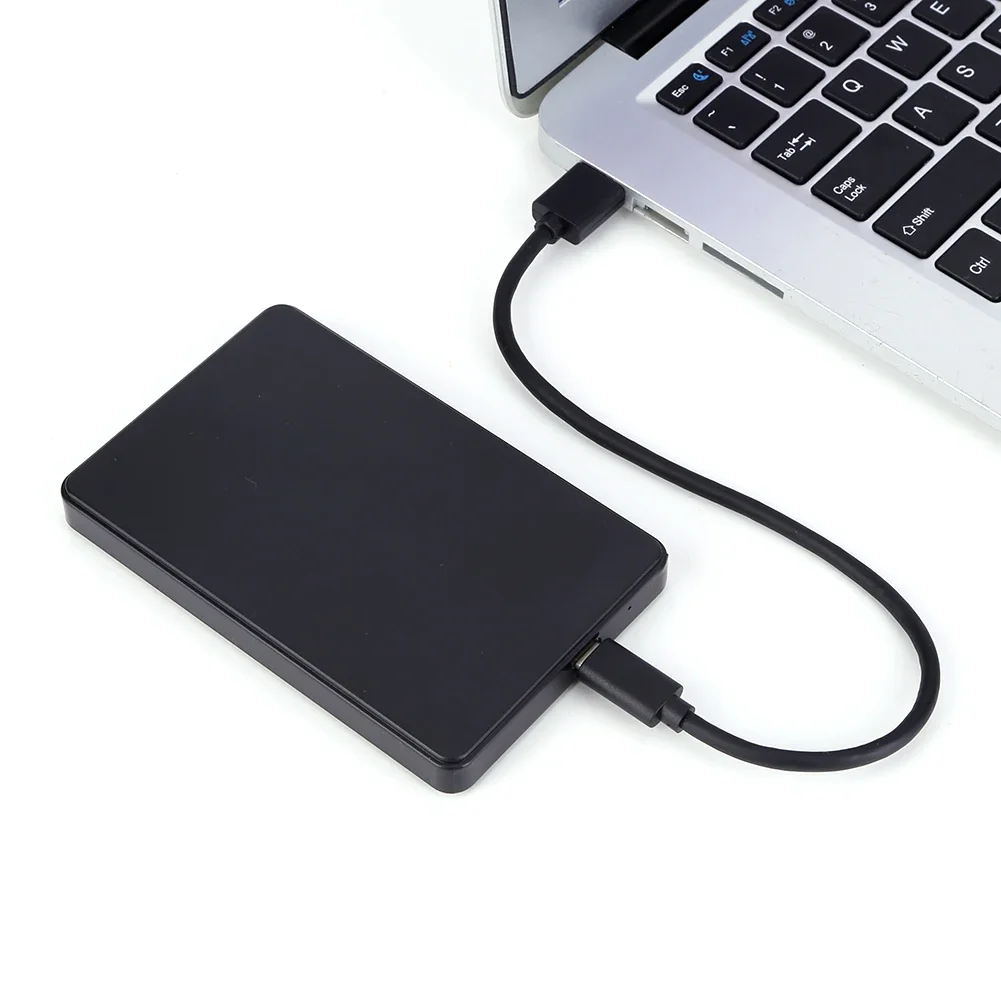 USB3.1 Mobile HDD Box with USB3.0 To Type-C Cable 2.5in Mobile Hard Disk Box Driver-free Plug and Play for SATA 1/2/3 HDD Or SSD