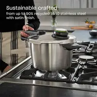 Classic and practical, simple design Premium Pressure Cooker with Steamer Insert, 2.6 Quart 2