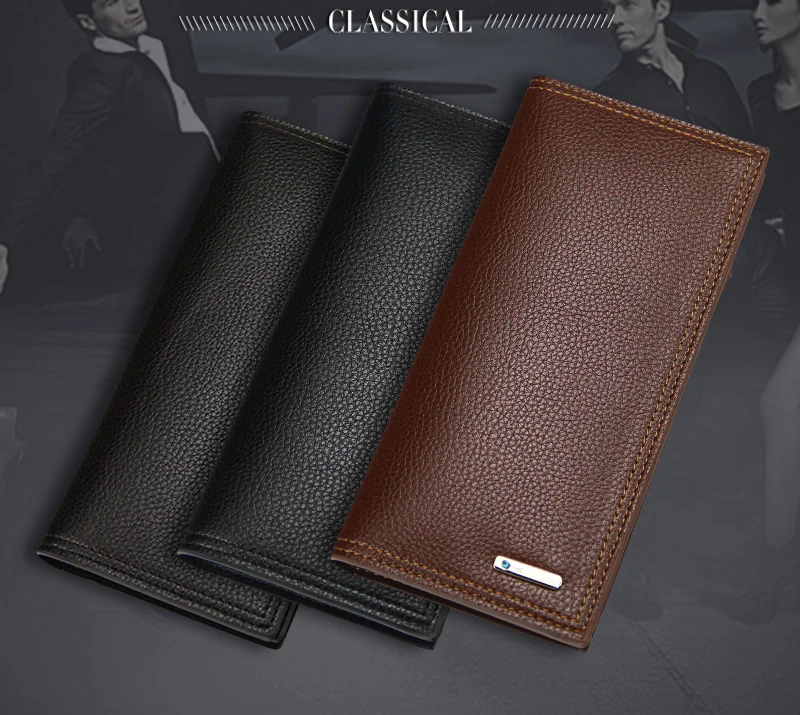 Men's Wallet Long Fashion Men's Magnetic Buckle Plus Envelope Large-capacity Multi-card Pocket Wallet Multi-card Wallet