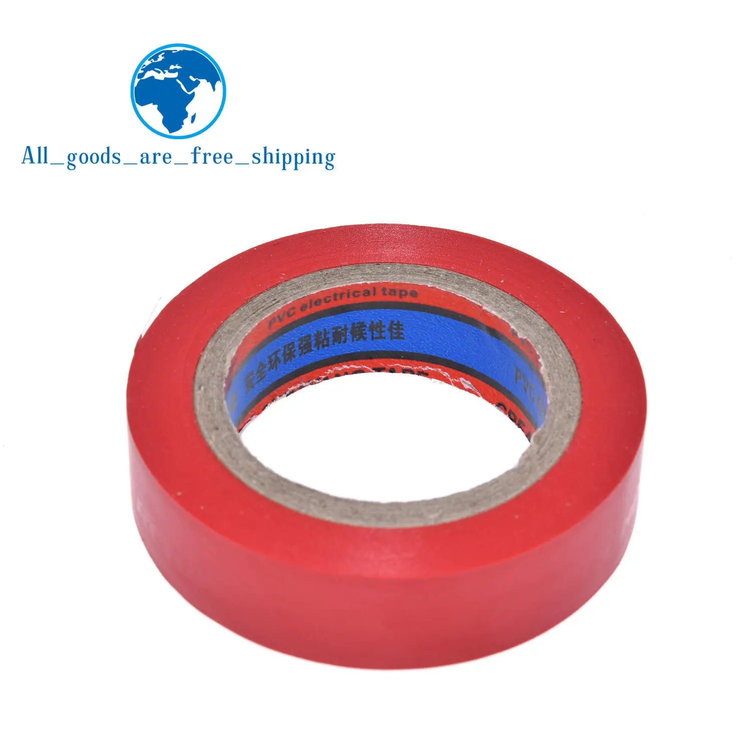 TZT Color electrical tape PVC wear-resistant flame retardant lead-free electrical insulating tape waterproof color