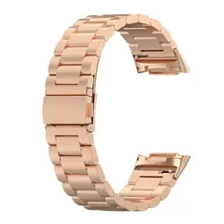 Stainless Steel Adjustable Metal Strap - Fitbit Charge 6 (Rose gold)