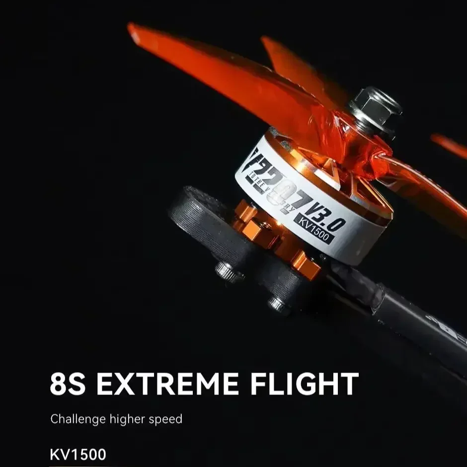 Moteurs Brushless V2207 V3 KV1500-2550 pour Drone FPV Course 4 pièces