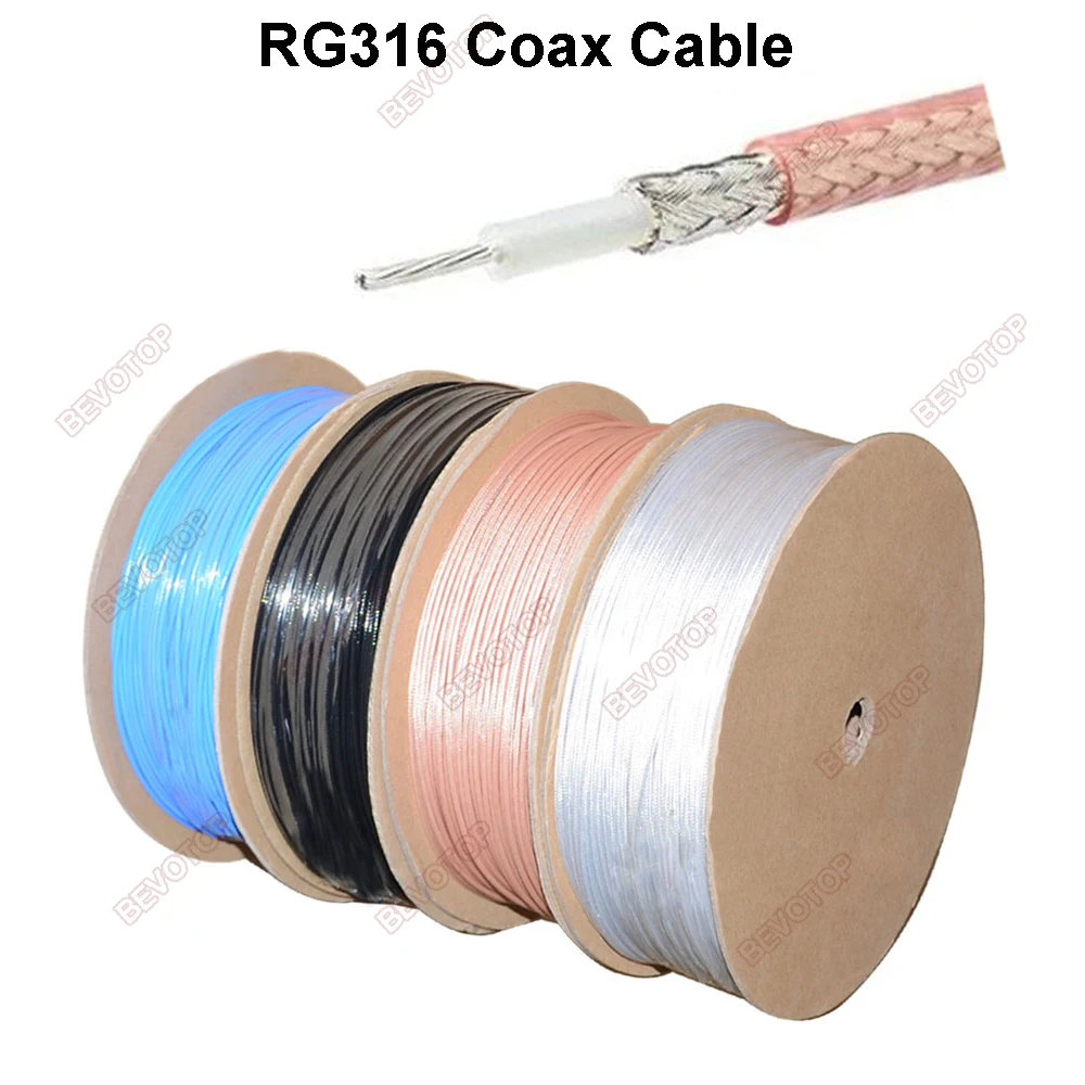 RG-316 rf cabo coaxial 50 ohm baixa