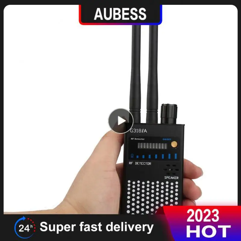 

1PCS Two Antennas Professional Radio Frequency Detection Device GPS RF Signal Detector Anti Wiretapping Wireless Camera Detects