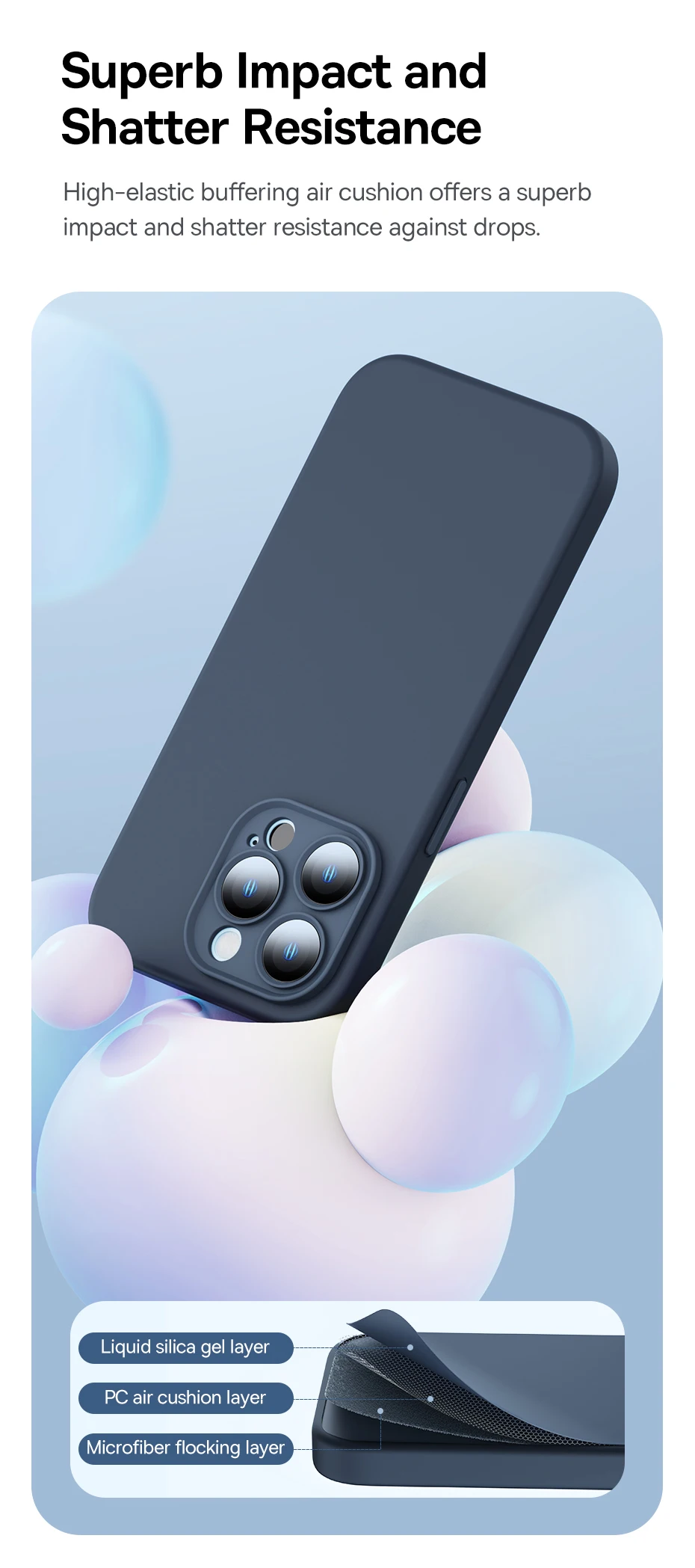 Baseus Liquid Silica Gel Case for iPhone 14 Series