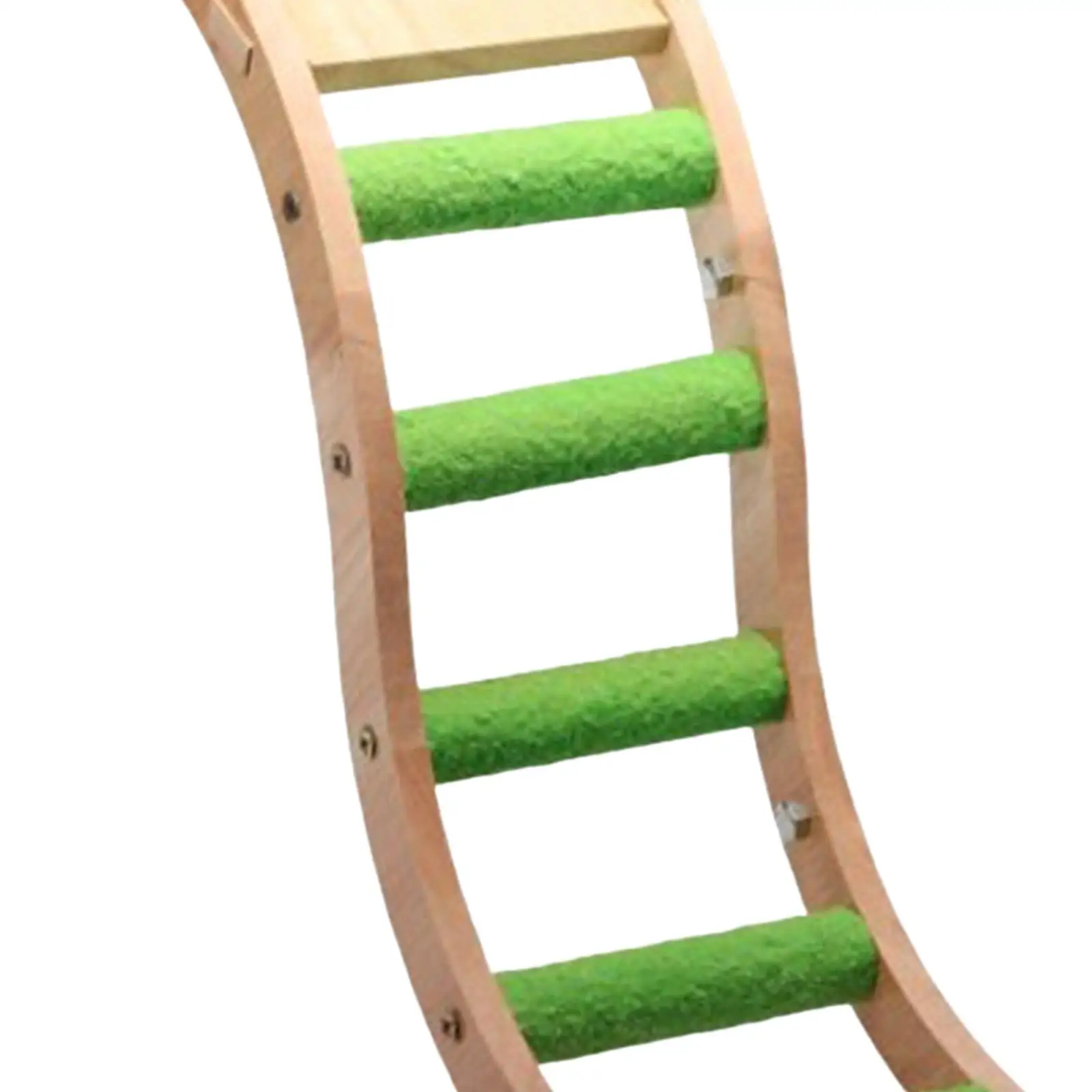 Bird Wooden Ladder Parrots Climbing Bridge Accessories for Grinding and Paws