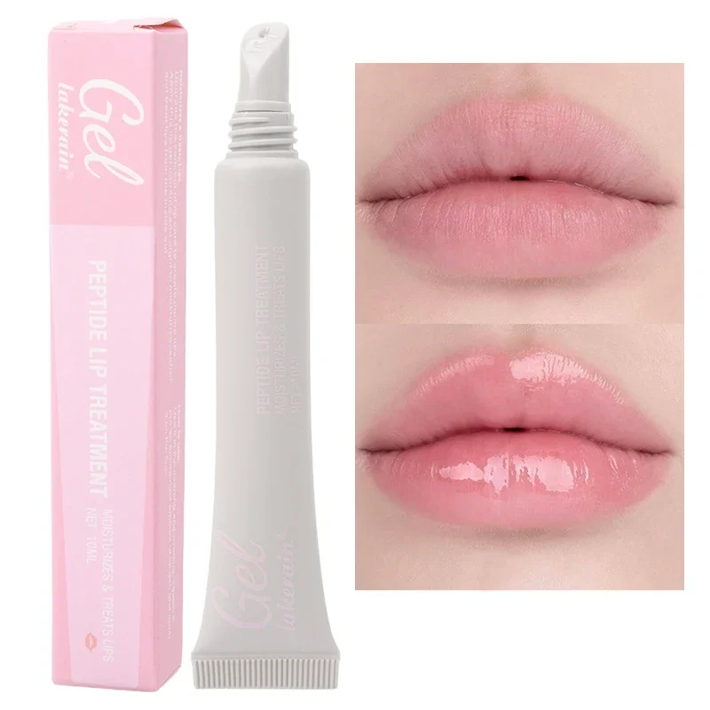 

Lasting Hydrating Plumping Lips Gloss Waterproof Moisturizing Transparent Lip Blam Gel Remove Dead Skin Lipsticks Base Lip Cream