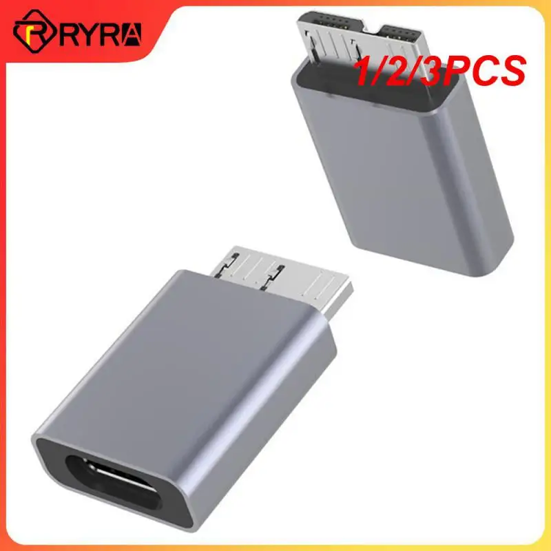

1/2/3 шт. Адаптер C на Micro B USB 3,0 Тип C мама к Micro B папа Быстрая зарядка USB Micro к Type C супер скорость для hdD