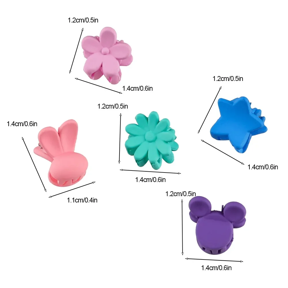 10 PCS Mini Hairpins New Kids Children Hair Accessories Hairpins Baby Flower Headwear Hair Pins Girl Headdress hair accessories