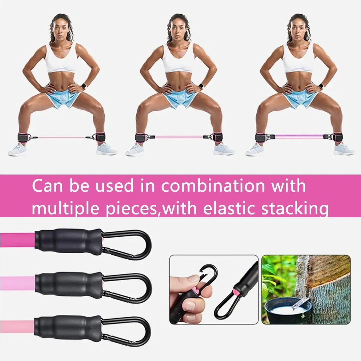 TPE Booty Resistance Bands 3