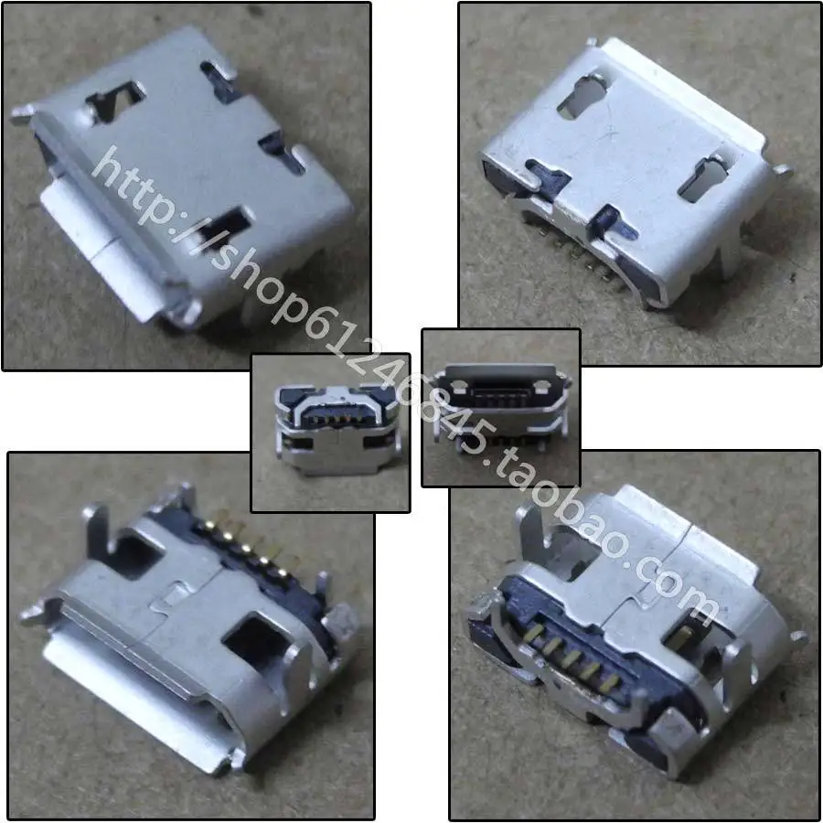 

Free Shipping For new tablet phones such as Micro USB data interface end plug ox horn U018 5 needle