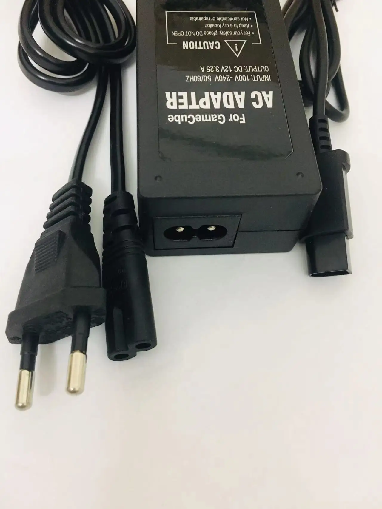 EU Plug AC Adapter Power Supply for N GC gamecube Console with Power Cable