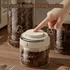 Coffee Bean Container Glass Food Storage Container Leak-proof Vacuum Coffee Canister Coffee Storage Container With Airtight Lid 1