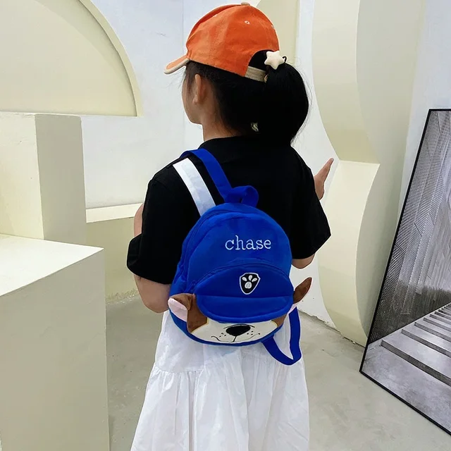 New Paw Patrol Backpacks Anime Figures Skye Rocky Rubble Marshall Chase Plush Backpack Boys Girls Toy Bags Kids Toys Child Gifts 5