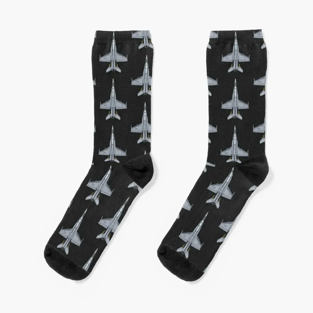 The FA-18 Hornet Socks custom sports gym Designer Man Socks Women's