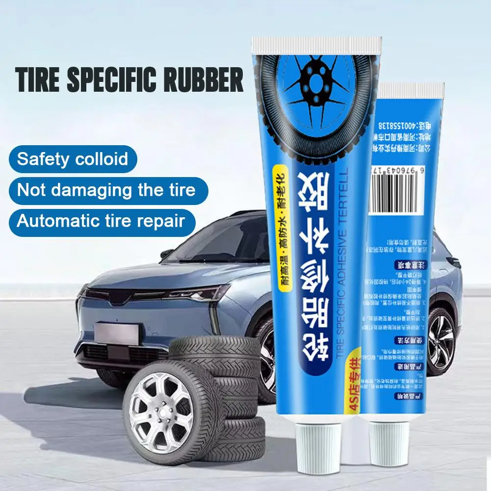 

Car Seal Tire Glue 30g Crack Repair Adhesive Rubber Bonding Kits Multifunctional Repair Glue Instant Sidewall Glue Tire Pun U1Y8