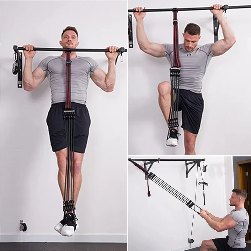 Pullup Bar Band Assisted Pull Up At Home How To Pull Ups