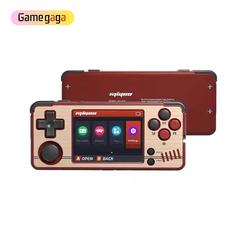 MIYOO A30 Portable Retro Handheld Game Console 2.8'' IPS Screen Linux System game players Vibration Motor Kids Gifts