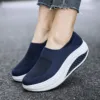Woman Flat Bottom Mesh Shoes Non-slipped Soft-soled Shoes Gift for Girl friend Female Lover 4